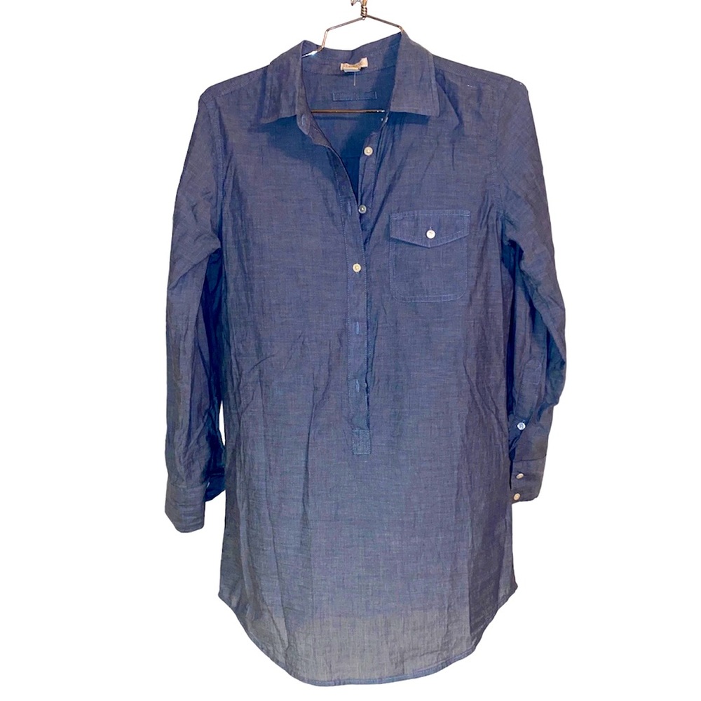 J.Crew Button Up Top Size XXS - Picture 1 of 4